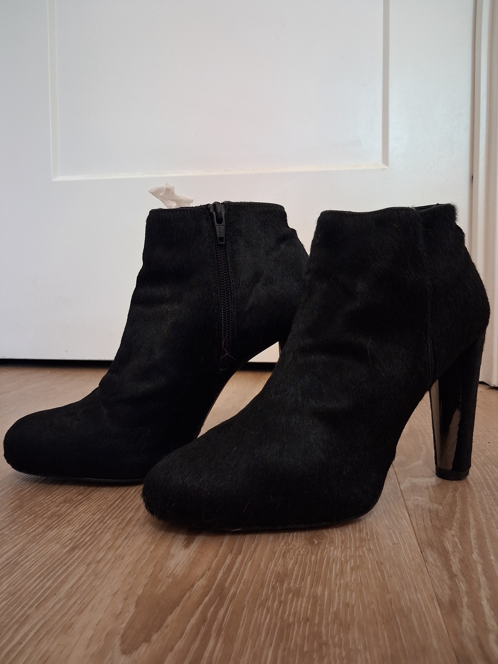 Stuart Weitzman Pony Hair Ankle Boots